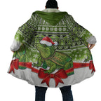 New Zealand Tuatara Christmas Cloak Maori Inspired Knitted Patterns