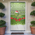 New Zealand Tuatara Christmas Door Cover Maori Inspired Knitted Patterns