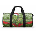 New Zealand Tuatara Christmas Duffle Bag Maori Inspired Knitted Patterns