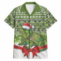 New Zealand Tuatara Christmas Hawaiian Shirt Maori Inspired Knitted Patterns