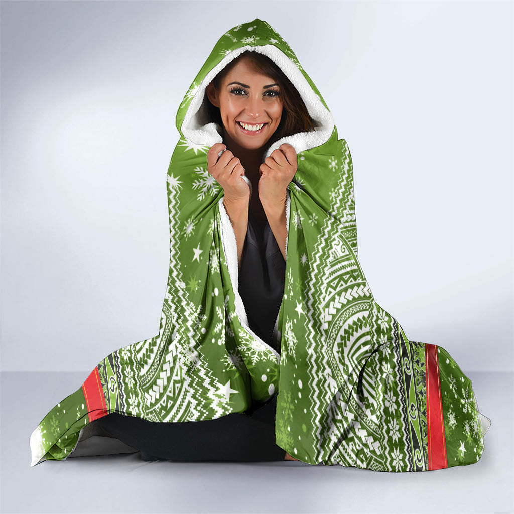 New Zealand Tuatara Christmas Hooded Blanket Maori Inspired Knitted Patterns