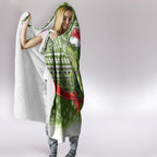 New Zealand Tuatara Christmas Hooded Blanket Maori Inspired Knitted Patterns