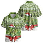 New Zealand Tuatara Christmas Kid Hawaiian Shirt Maori Inspired Knitted Patterns