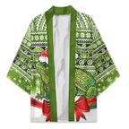 New Zealand Tuatara Christmas Kimono Maori Inspired Knitted Patterns