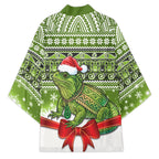 New Zealand Tuatara Christmas Kimono Maori Inspired Knitted Patterns