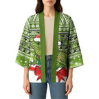 New Zealand Tuatara Christmas Kimono Maori Inspired Knitted Patterns