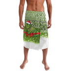 New Zealand Tuatara Christmas Lavalava Maori Inspired Knitted Patterns