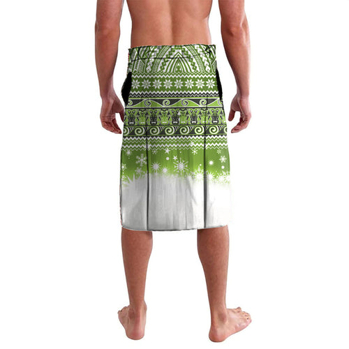 New Zealand Tuatara Christmas Lavalava Maori Inspired Knitted Patterns