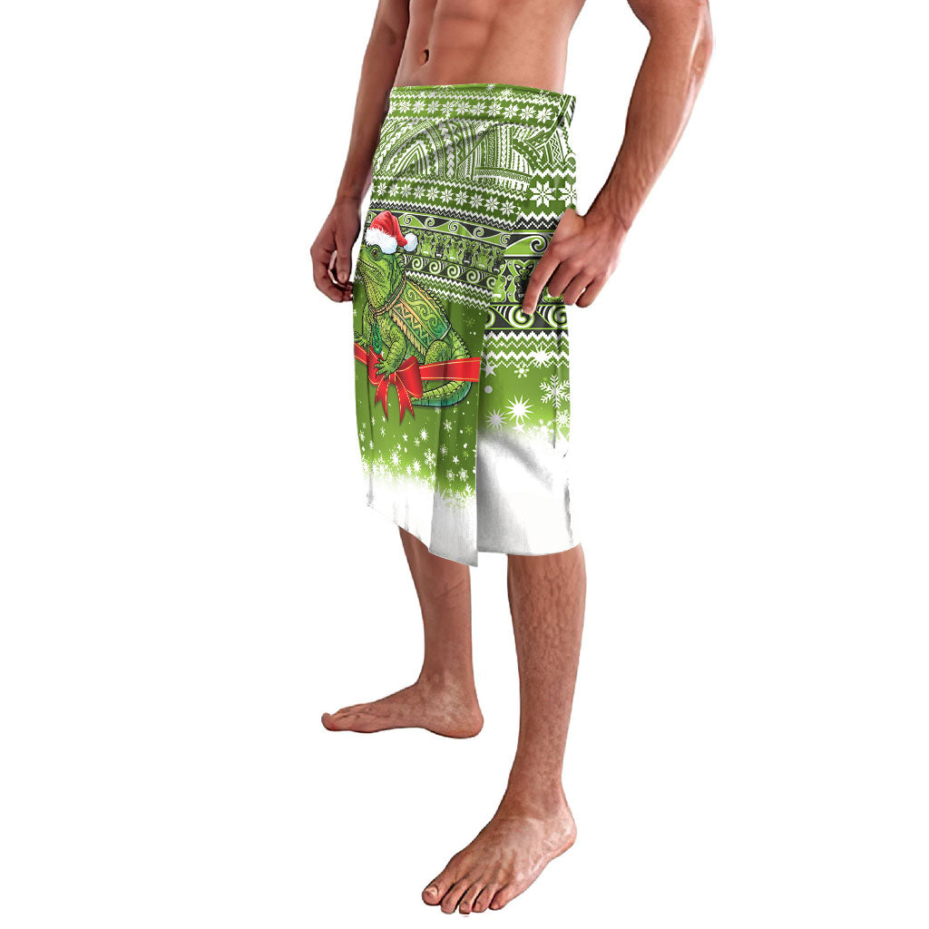 New Zealand Tuatara Christmas Lavalava Maori Inspired Knitted Patterns