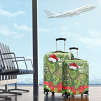 New Zealand Tuatara Christmas Luggage Cover Maori Inspired Knitted Patterns