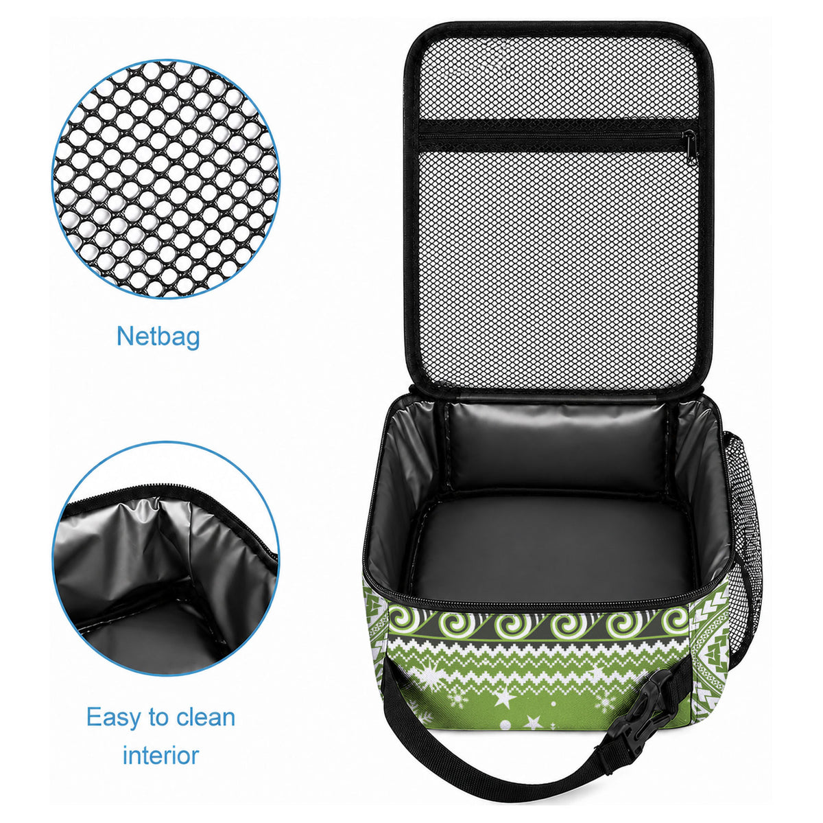 New Zealand Tuatara Christmas Lunch Bag Maori Inspired Knitted Patterns