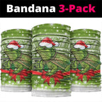 New Zealand Tuatara Christmas Neck Gaiter Maori Inspired Knitted Patterns