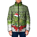New Zealand Tuatara Christmas Padded Jacket Maori Inspired Knitted Patterns