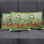 New Zealand Tuatara Christmas Pillow Cover Maori Inspired Knitted Patterns