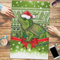 New Zealand Tuatara Christmas Puzzle Maori Inspired Knitted Patterns