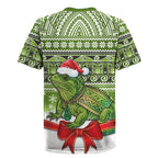 New Zealand Tuatara Christmas Rugby Jersey Maori Inspired Knitted Patterns