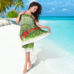 New Zealand Tuatara Christmas Sarong Maori Inspired Knitted Patterns