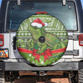 New Zealand Tuatara Christmas Spare Tire Cover Maori Inspired Knitted Patterns