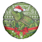 New Zealand Tuatara Christmas Spare Tire Cover Maori Inspired Knitted Patterns