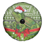 New Zealand Tuatara Christmas Spare Tire Cover Maori Inspired Knitted Patterns