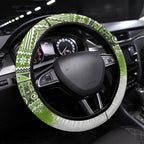 New Zealand Tuatara Christmas Steering Wheel Cover Maori Inspired Knitted Patterns