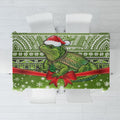 New Zealand Tuatara Christmas Tablecloth Maori Inspired Knitted Patterns