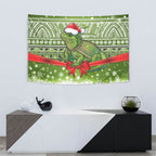 New Zealand Tuatara Christmas Tapestry Maori Inspired Knitted Patterns
