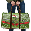 New Zealand Tuatara Christmas Travel Bag Maori Inspired Knitted Patterns