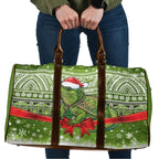 New Zealand Tuatara Christmas Travel Bag Maori Inspired Knitted Patterns