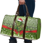 New Zealand Tuatara Christmas Travel Bag Maori Inspired Knitted Patterns