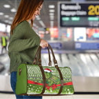 New Zealand Tuatara Christmas Travel Bag Maori Inspired Knitted Patterns