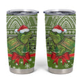 New Zealand Tuatara Christmas Tumbler Cup Maori Inspired Knitted Patterns