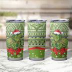 New Zealand Tuatara Christmas Tumbler Cup Maori Inspired Knitted Patterns