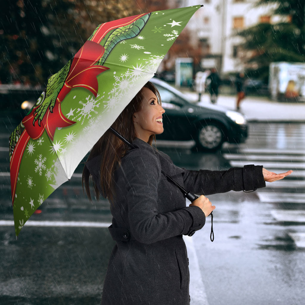 New Zealand Tuatara Christmas Umbrella Maori Inspired Knitted Patterns