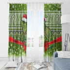 New Zealand Tuatara Christmas Window Curtain Maori Inspired Knitted Patterns