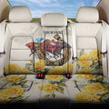 Melbourne Horse Racing Personalised Back Car Seat Cover Australian Horse With Yellow Roses