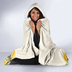 Melbourne Horse Racing Personalised Hooded Blanket Australian Horse With Yellow Roses