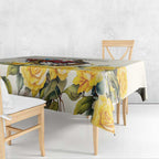 Melbourne Horse Racing Personalised Tablecloth Australian Horse With Yellow Roses