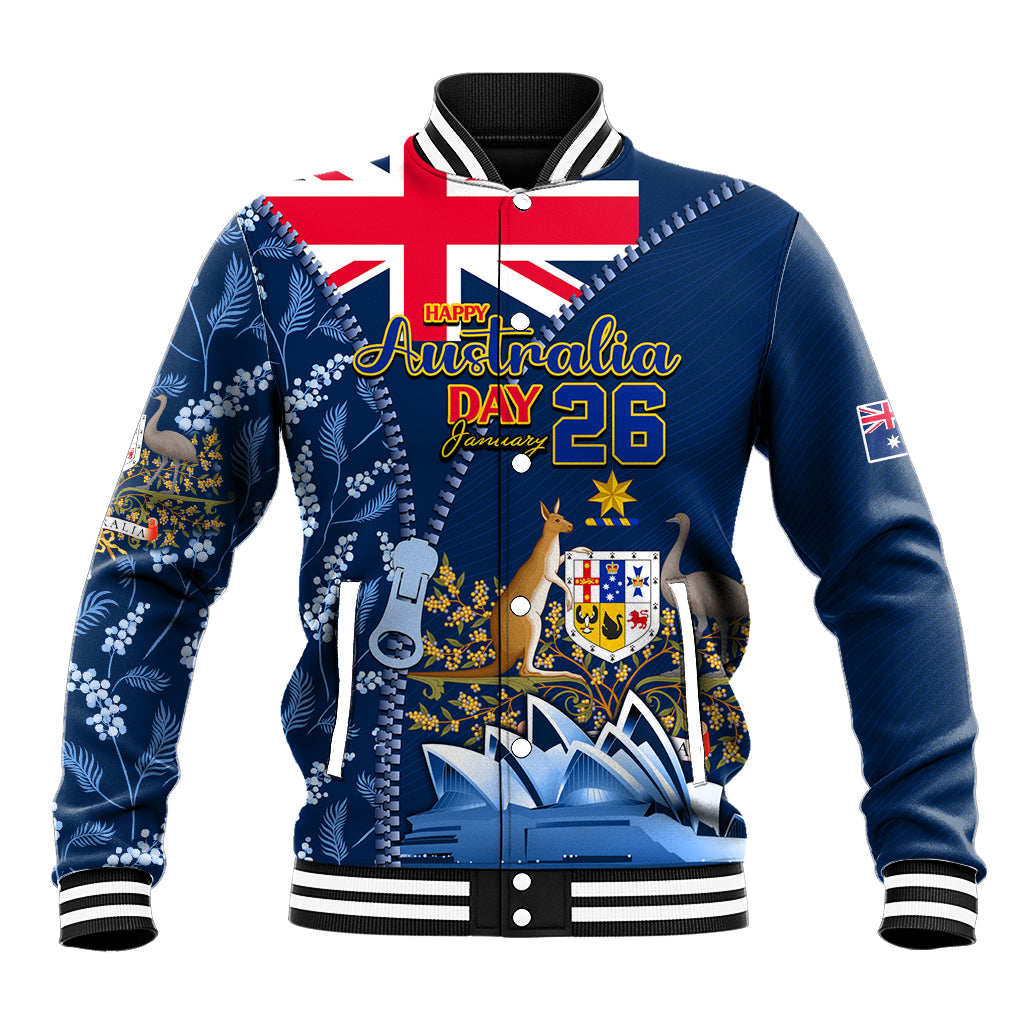 Personalised Happy Australia Day 26 January Baseball Jacket LT9