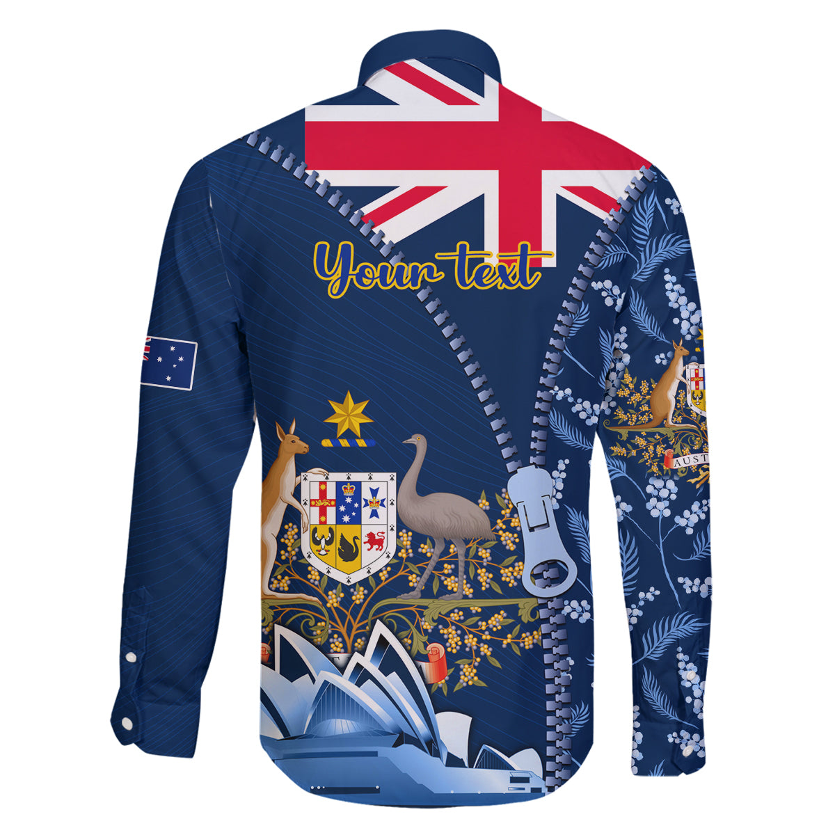 Personalised Happy Australia Day 26 January Family Matching Off Shoulder Short Dress and Hawaiian Shirt LT9