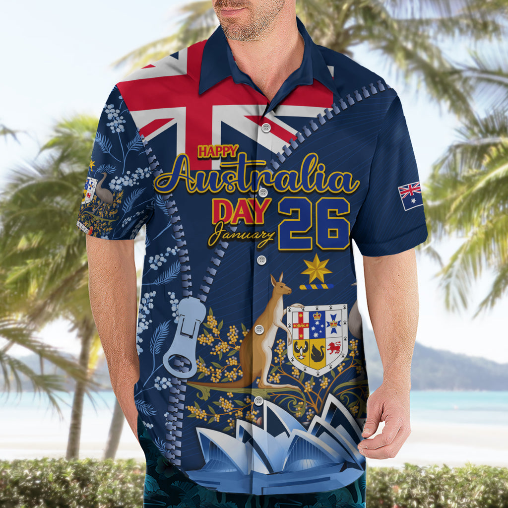 Personalised Happy Australia Day 26 January Hawaiian Shirt LT9