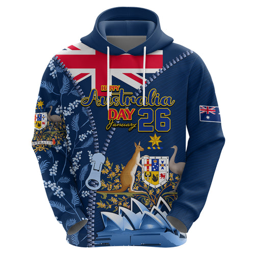 Personalised Happy Australia Day 26 January Hoodie Dress LT9
