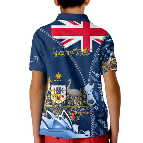 Personalised Happy Australia Day 26 January Kid Polo Shirt LT9