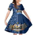 Personalised Happy Australia Day 26 January Kid Short Sleeve Dress LT9
