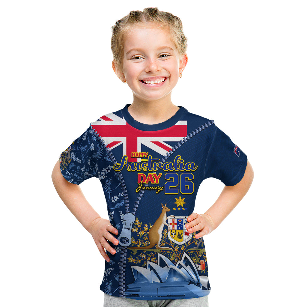Personalised Happy Australia Day 26 January Kid T Shirt LT9