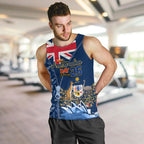 Personalised Happy Australia Day 26 January Men Tank Top LT9