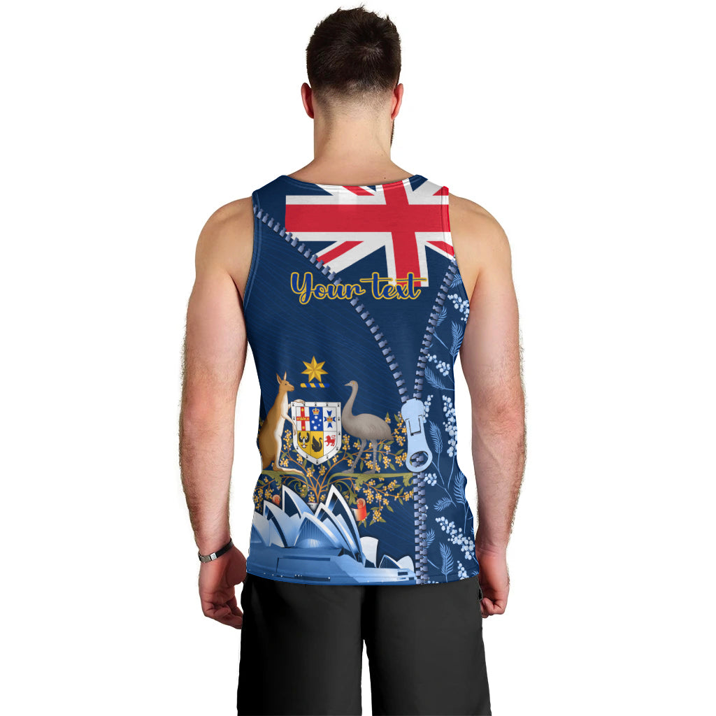 Personalised Happy Australia Day 26 January Men Tank Top LT9