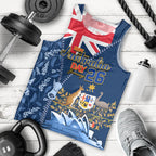 Personalised Happy Australia Day 26 January Men Tank Top LT9