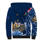 Personalised Happy Australia Day 26 January Sherpa Hoodie LT9
