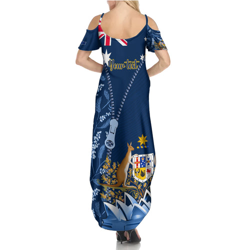 Personalised Happy Australia Day 26 January Summer Maxi Dress LT9